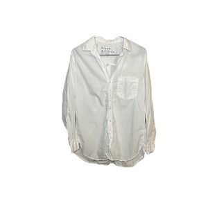 Frank And Eileen White Joedy Button Down Shirt Small